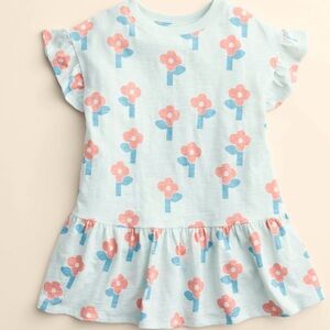 LC by Lauren Conrad Organic Boxy Tee Dress - Modern Flower Size 6